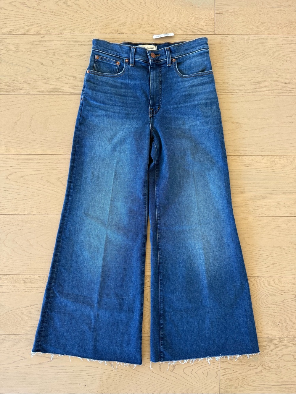 NWT Madewell Wide-Leg Flare Jeans Size 28